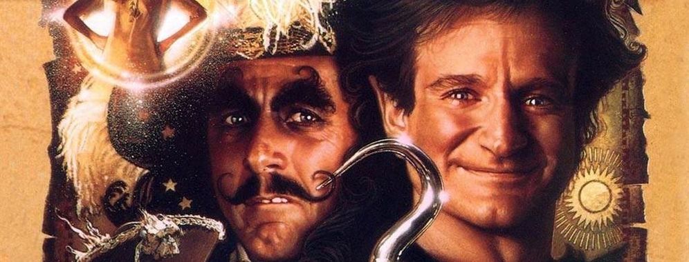 Dustin Hoffman y Robin Williams en 'Hook'