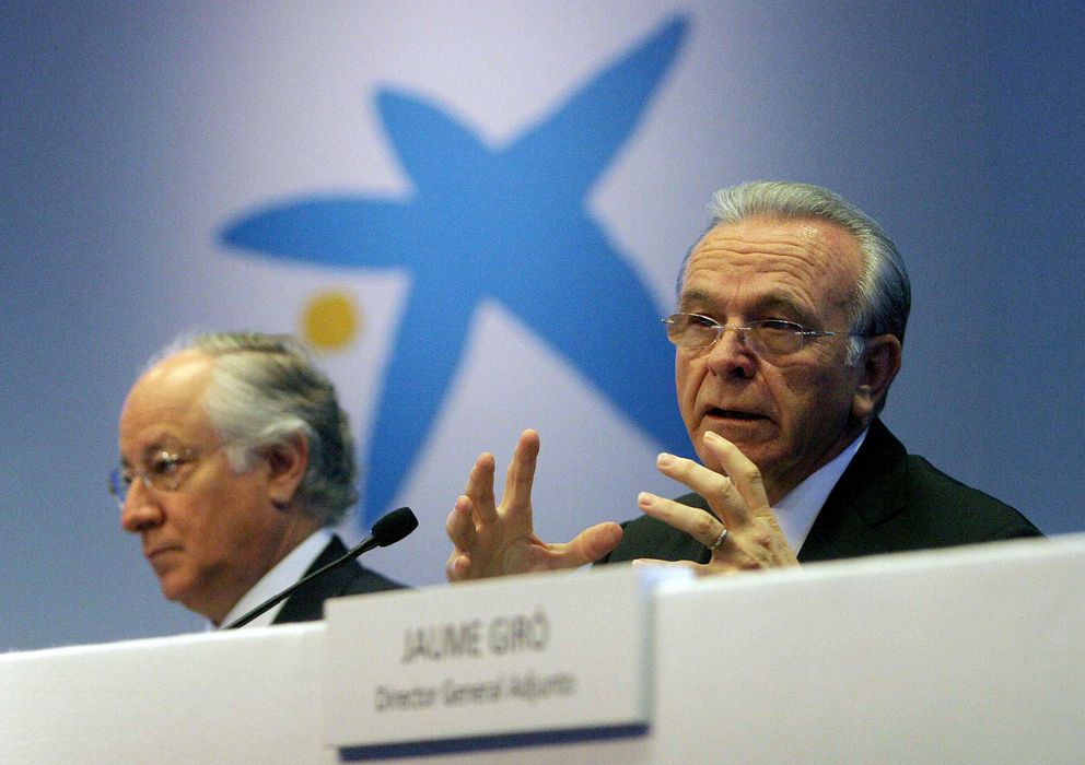 Foto: El presidente de CaixaBank, Isidre Fainé (d), y el consejero delegado, Juan M. Nin (d)