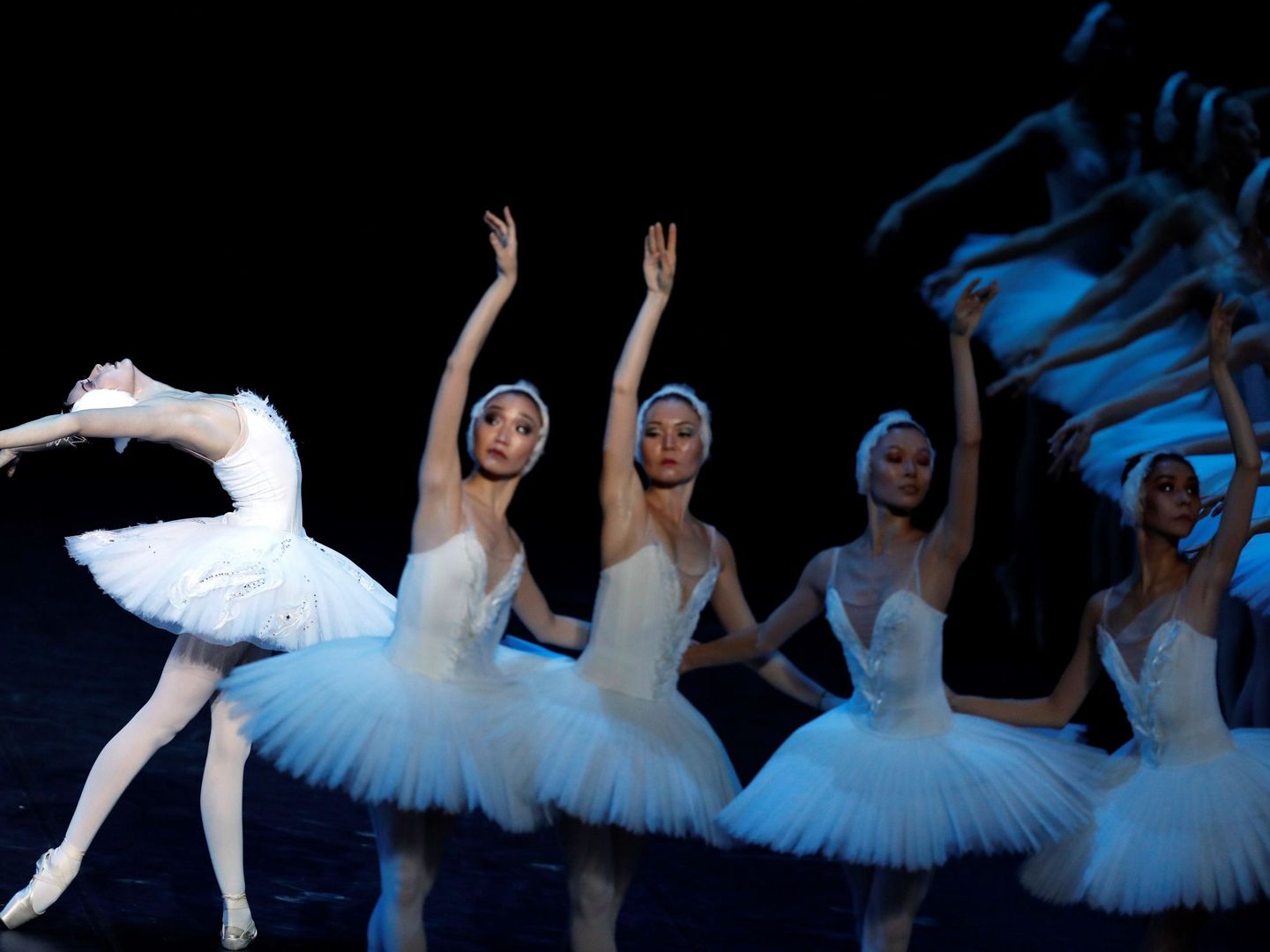 El Ballet de la Ópera de Astaná, en una representación reciente en el Palau de les Arts. (EFE)