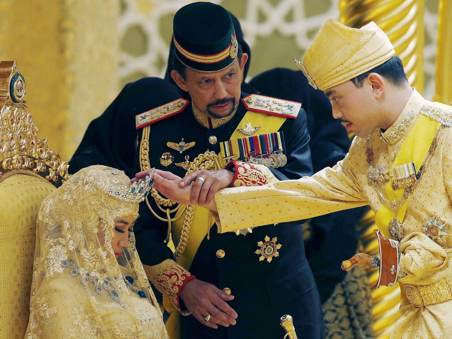 Boda del hijo del sultán de Brunéi. (Reuters)