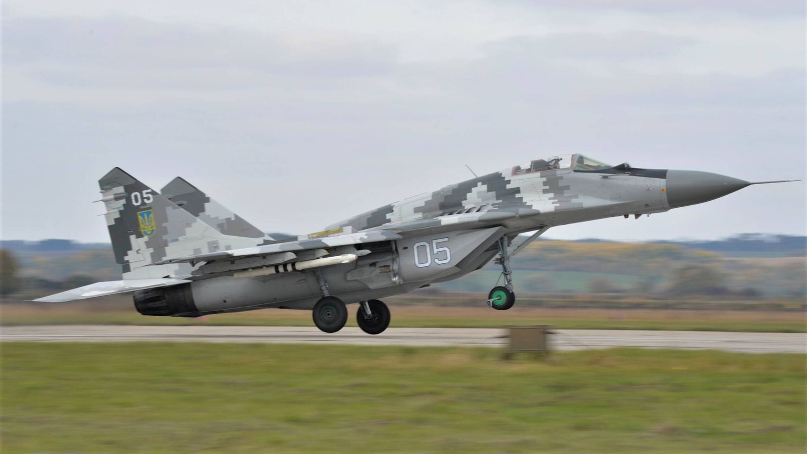 MiG-29 ucraniano, en una imagen de 2018. (USAF)