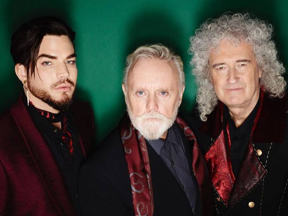 Foto: Imagen promocional de Adam Lambert, junto a Queen.