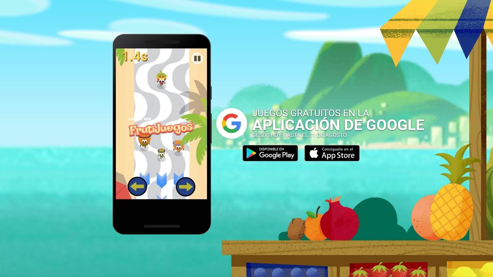 Foto: Los 'Frutijuegos' del doodle de Google: siete juegos escondidos en su aplicación