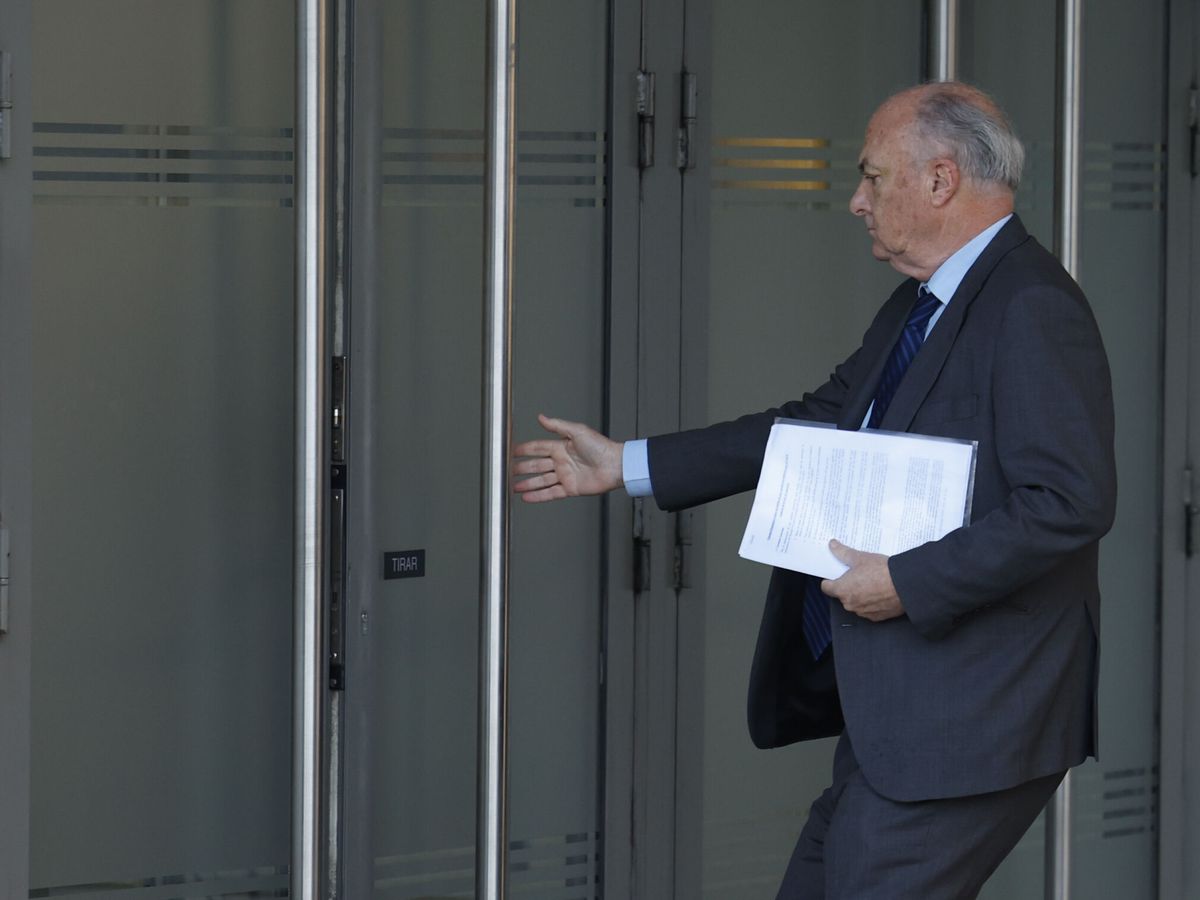 Foto: El juez Manuel García-Castellón a su llegada a la Audiencia Nacional el pasado febrero. (EFE/Mariscal)