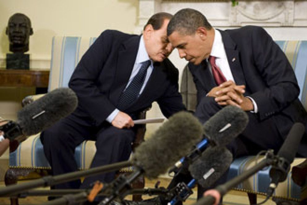 Foto: Obama recibe en la Casa Blanca al "gran amigo de EEUU": Silvio Berlusconi