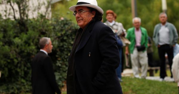 Foto: Al Bano durante el funeral de Montserrat Caballé. (Reuters)