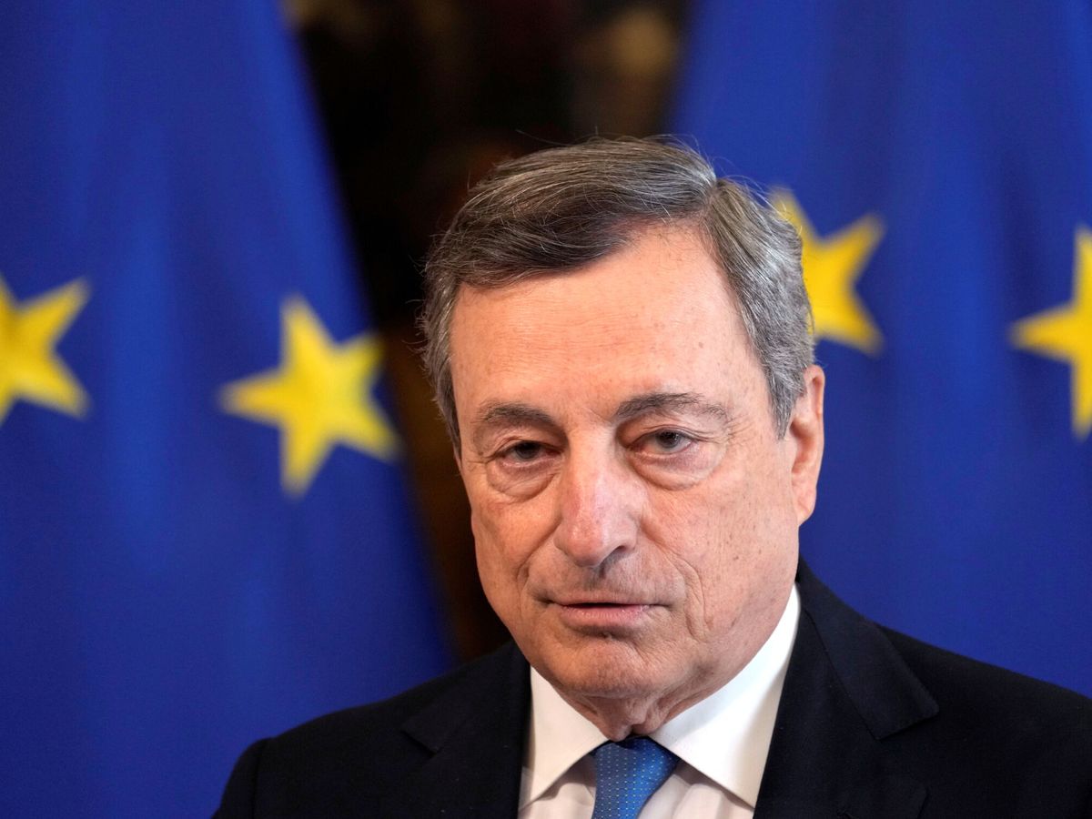 Foto: El primer ministro italiano, Mario Draghi. (Reuters)
