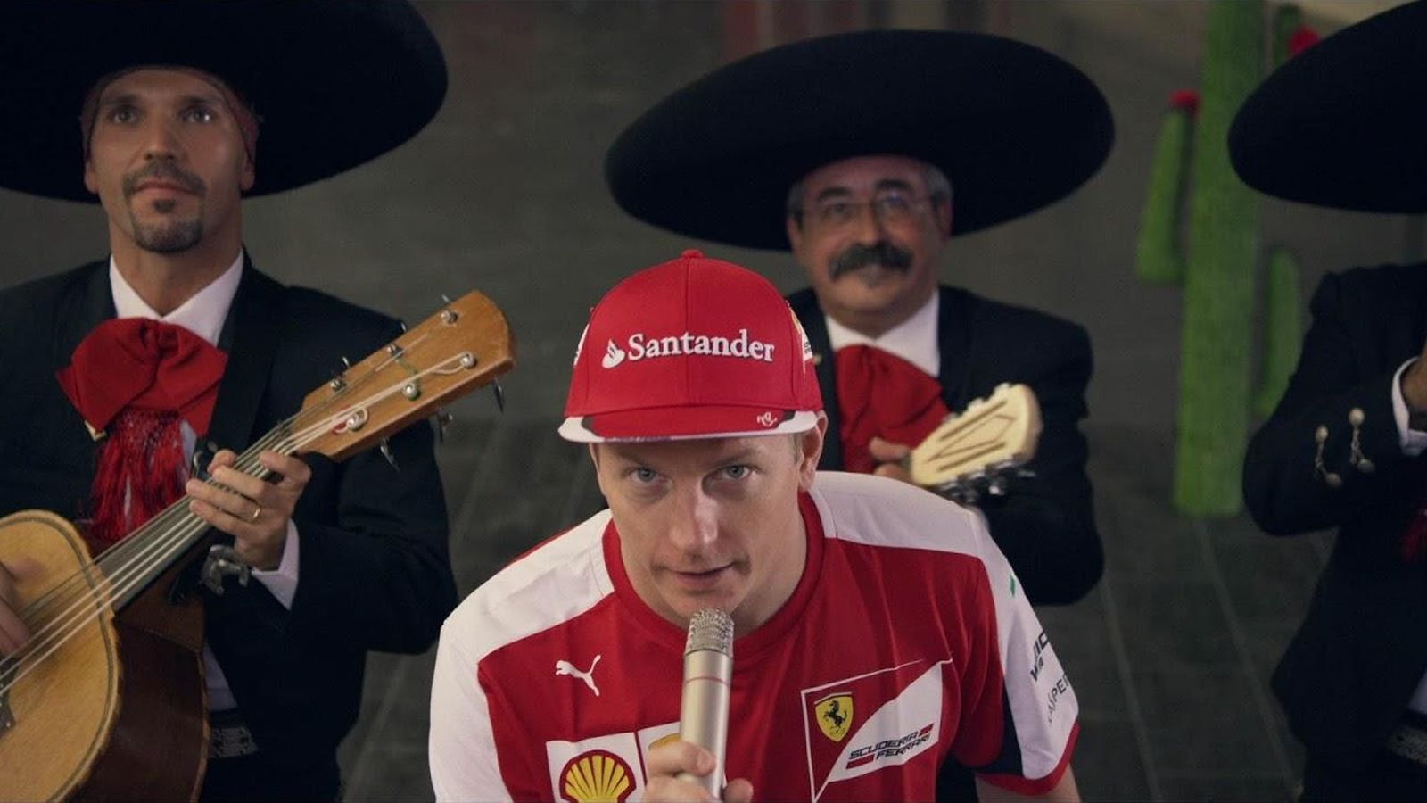 Foto: Kimi Raikkonen en una imagen promocional con Ferrari.