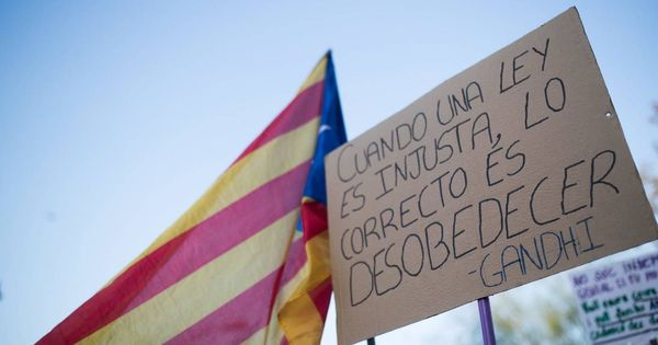 Foto: Manifestación en Cataluña a favor de la independencia. (EFE)