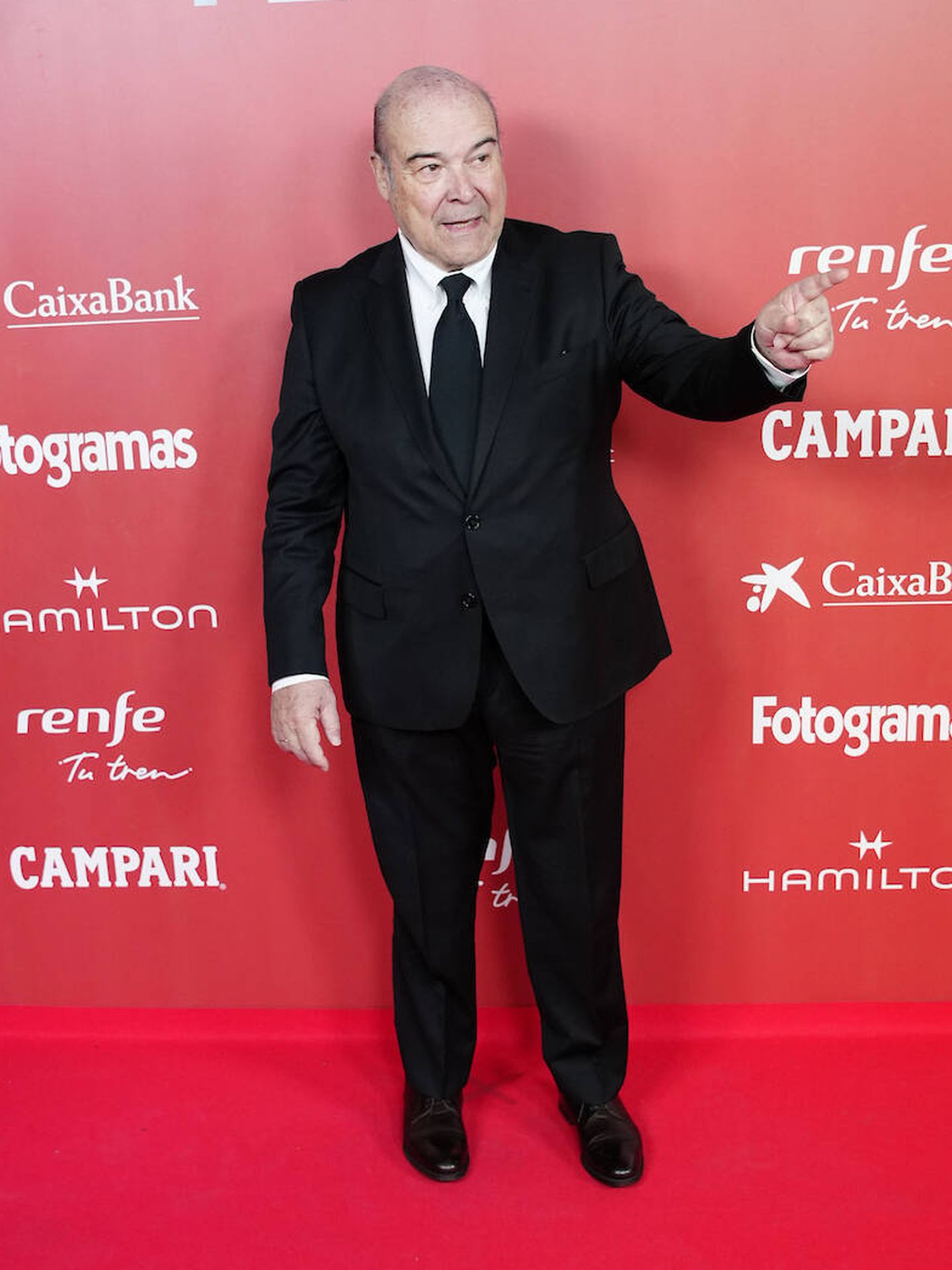 Antonio Resines, en la alfombra roja de los Premios Fotogramas 2022. (LP)