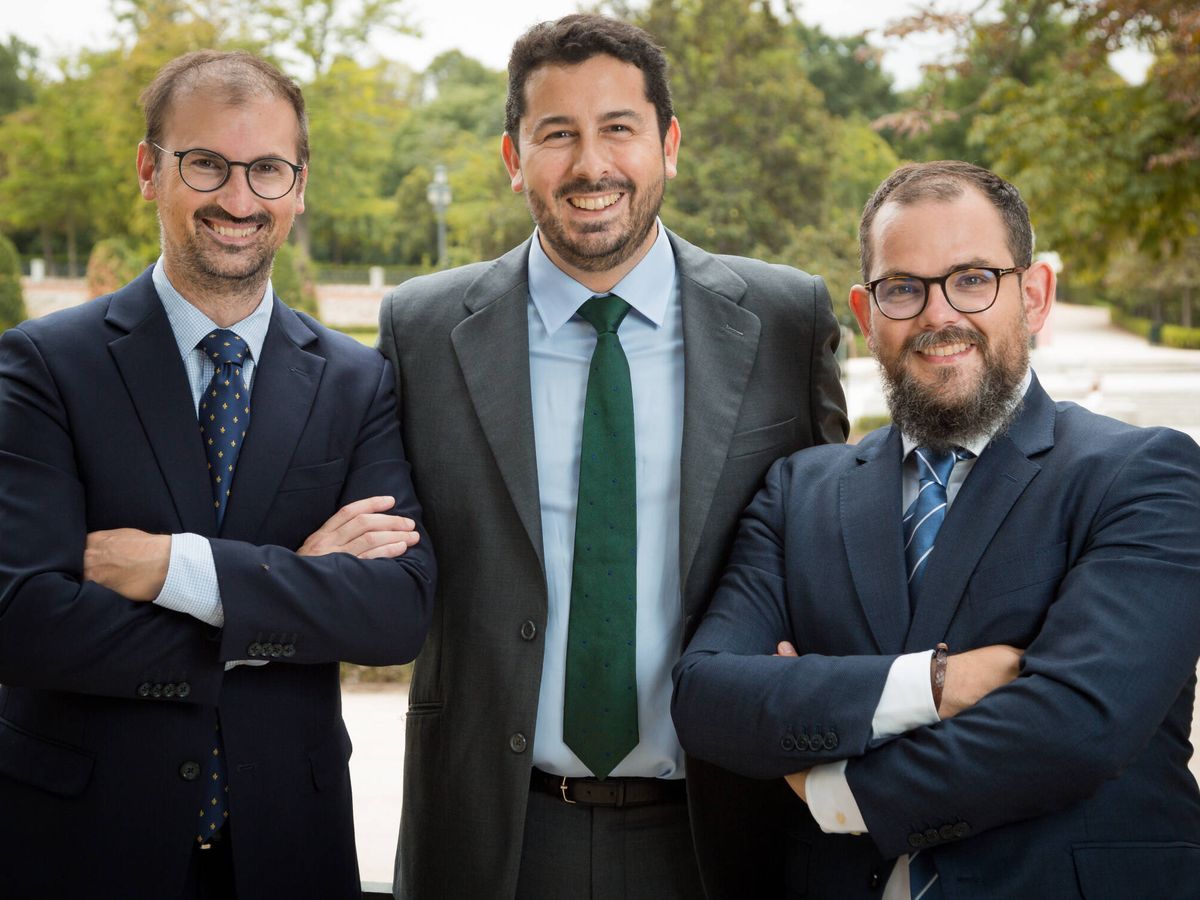 Foto: Constantino Vidal, Nazario Mendoza y Antonio Cendán, socios de Zadal.