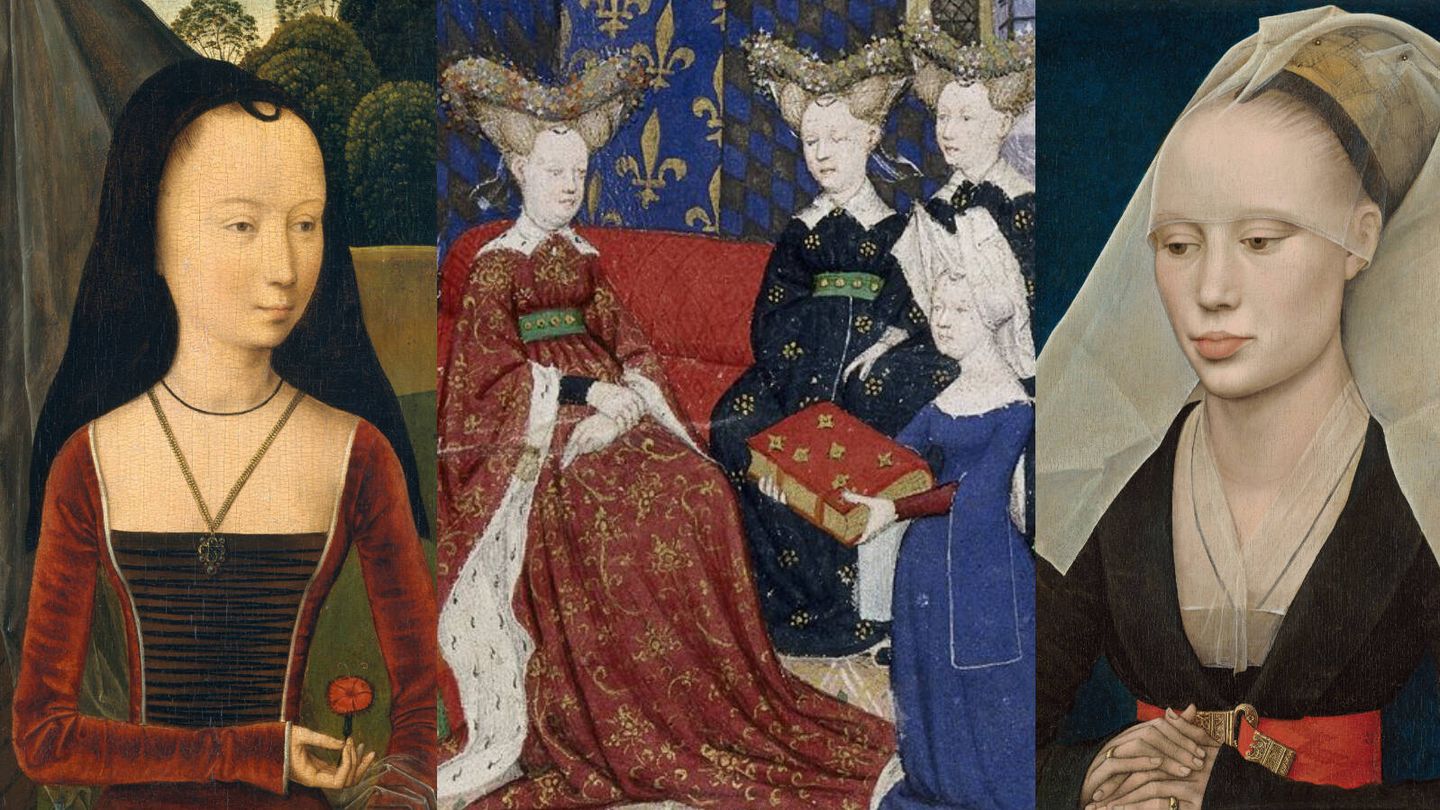 Mujeres en la Edad Media. (Wikimedia)