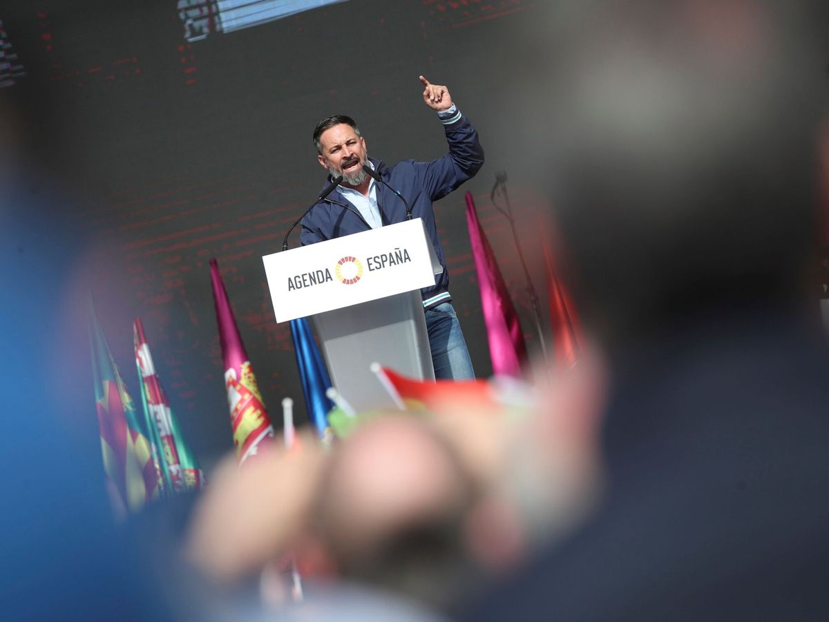 Foto: Abascal, durante la presentación de la Agenda España. (EFE/David Fernández)