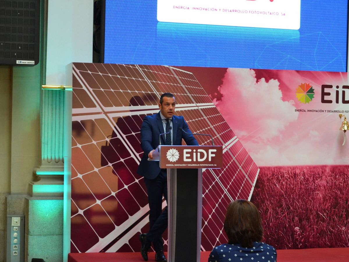 Foto: Fernando Romero, presidente de EiDF, en el estreno de la compañía en el parqué, en 2021. (EFE/Esther Egea)