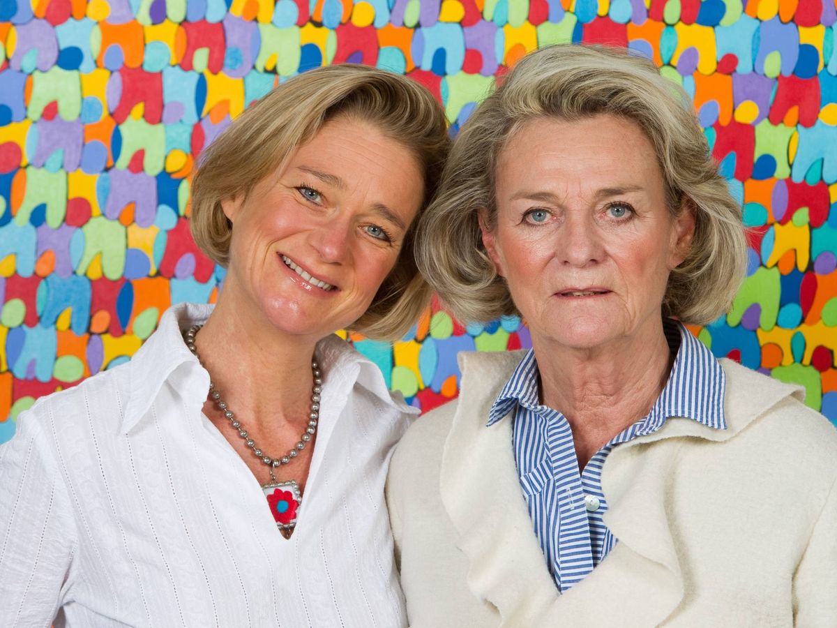 Foto: Delphine Boël y su madre, Sybille de Selys Longchamps. (Cordon Press)