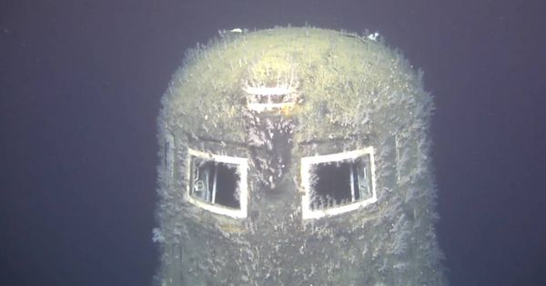 Foto: Imagen del submarino K-278 soviético, hundido en el Mar de Noruega. (CC/EPA)