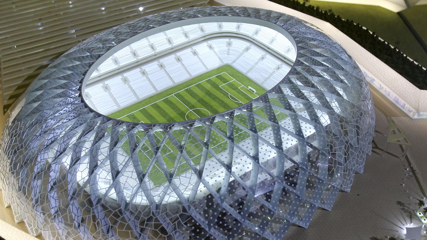 Parte del proyecto que Qatar presentó a la FIFA (Reuters).