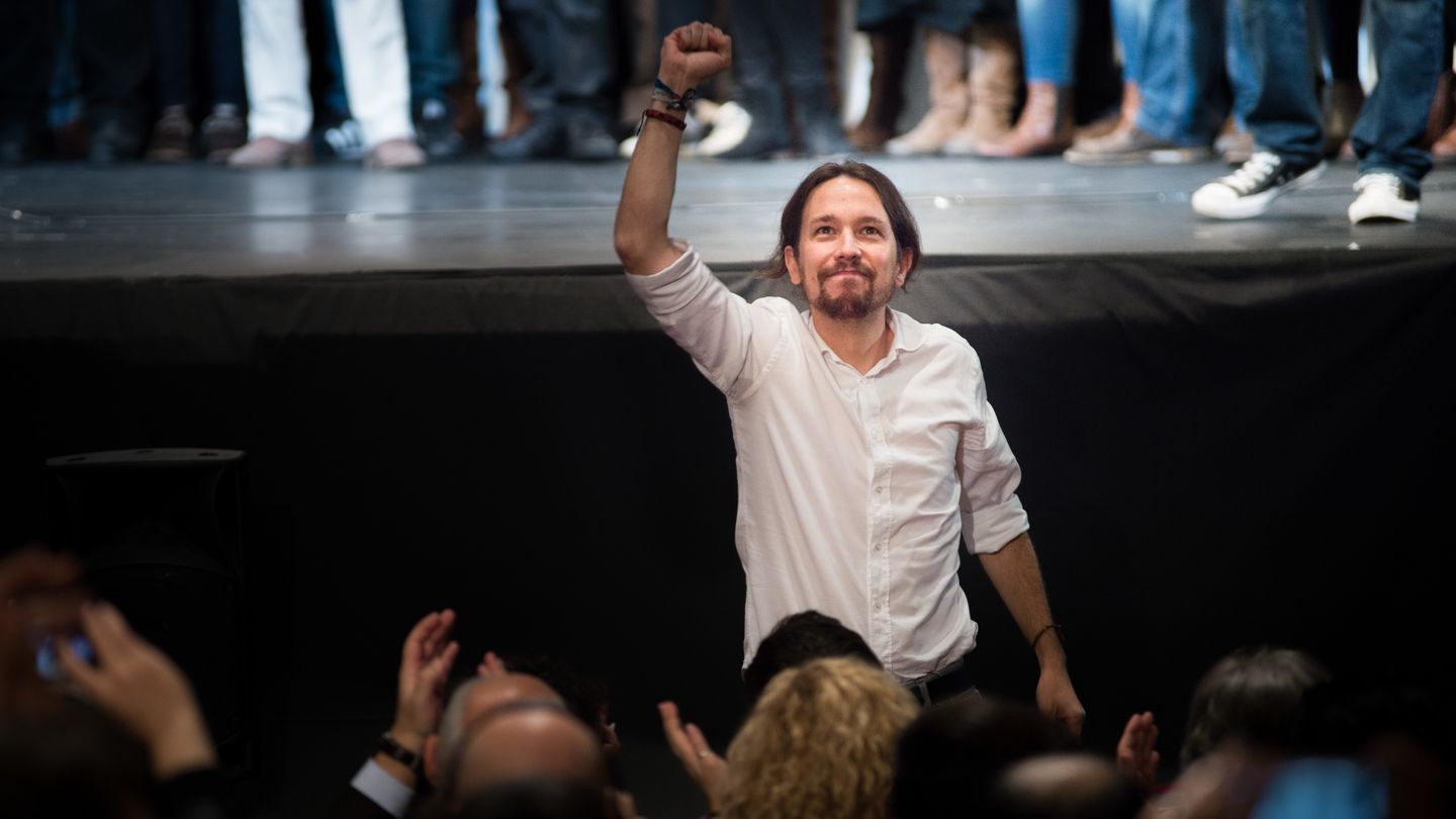 Pablo Iglesias, líder de Podemos. (Daniel Muñoz)
