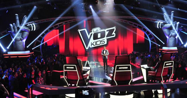 Foto: Escenario del talent show 'La Voz Kids'. (Mediaset)