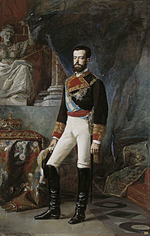 Amadeo I, rey de España. (Wikipedia)