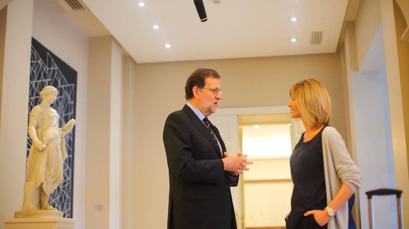 Foto: Susanna Griso con Mariano Rajoy