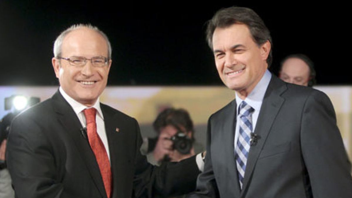 La política de alianzas centra el debate entre Montilla y Artur Mas