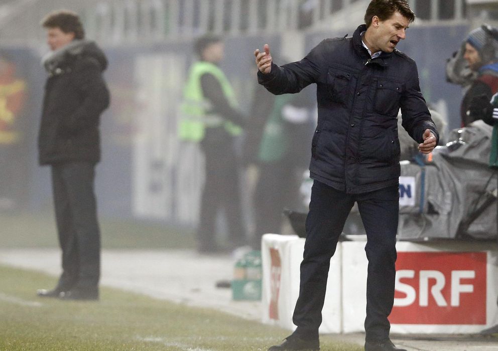 Foto: Laudrup reacciona durante un partido del Swansea (Reuters).