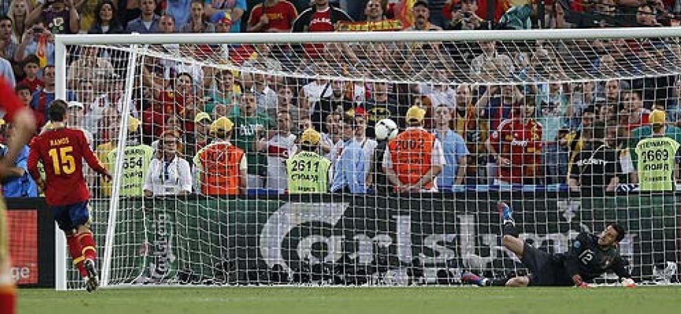 Foto: Sergio Ramos sí sabe lanzar penaltis... ¡a lo Panenka!