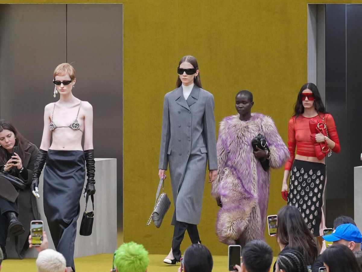 Foto: El desfile de Gucci en la Semana de la Moda de Milán. (Imaxtree)