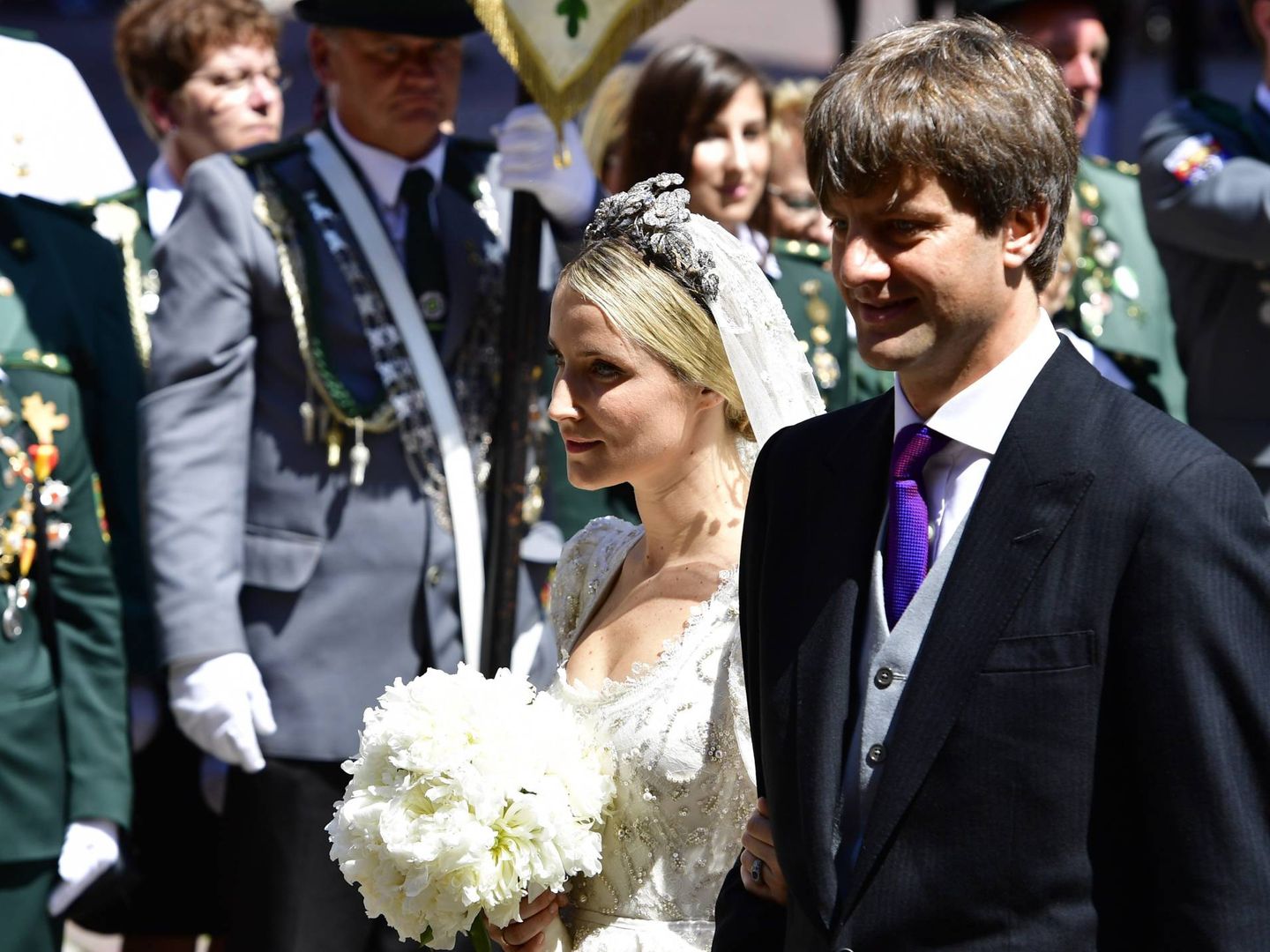 Ernesto de Hannover jr, el día de su boda con Ekaterina Malysheva. (Getty)