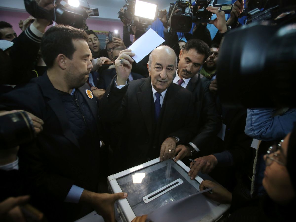 Foto: El presidente de Argelia, Abdelmajid Tebboune. (Reuters/Ramzi Boudina)