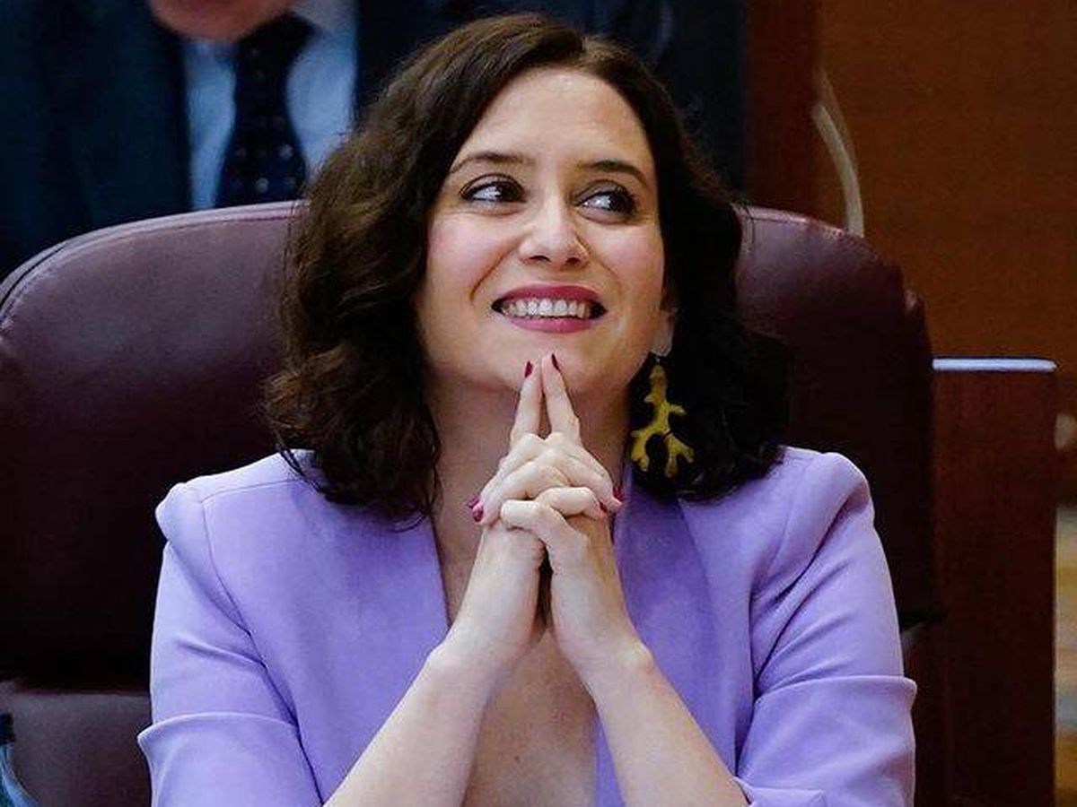 Foto: Isabel Díaz Ayuso, en una sesión plenaria de la Asamblea de Madrid. (Instagram @isabeldiazayuso)