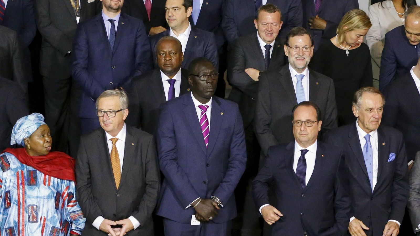 Foto: Los líderes de África y la Unión Europea reunidos en La Valleta. (Reuters)