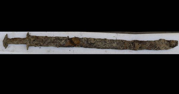Foto: La espada de 1500 años se encuentra bien conservada (Foto: Jonkoping Lans Museum)