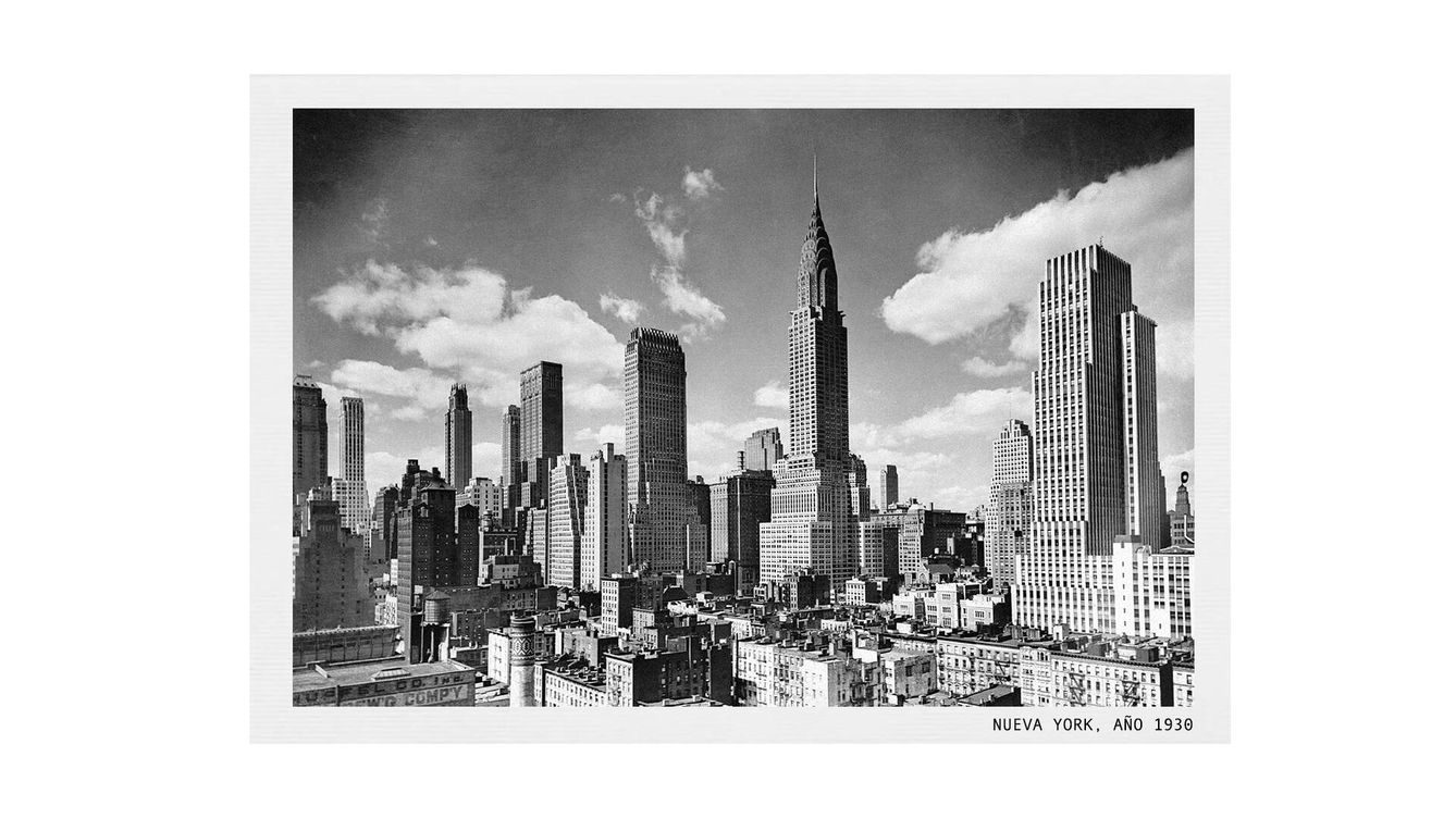 Foto: El Nueva York de los años treinta que vio Julio Camba. (EC Diseño)