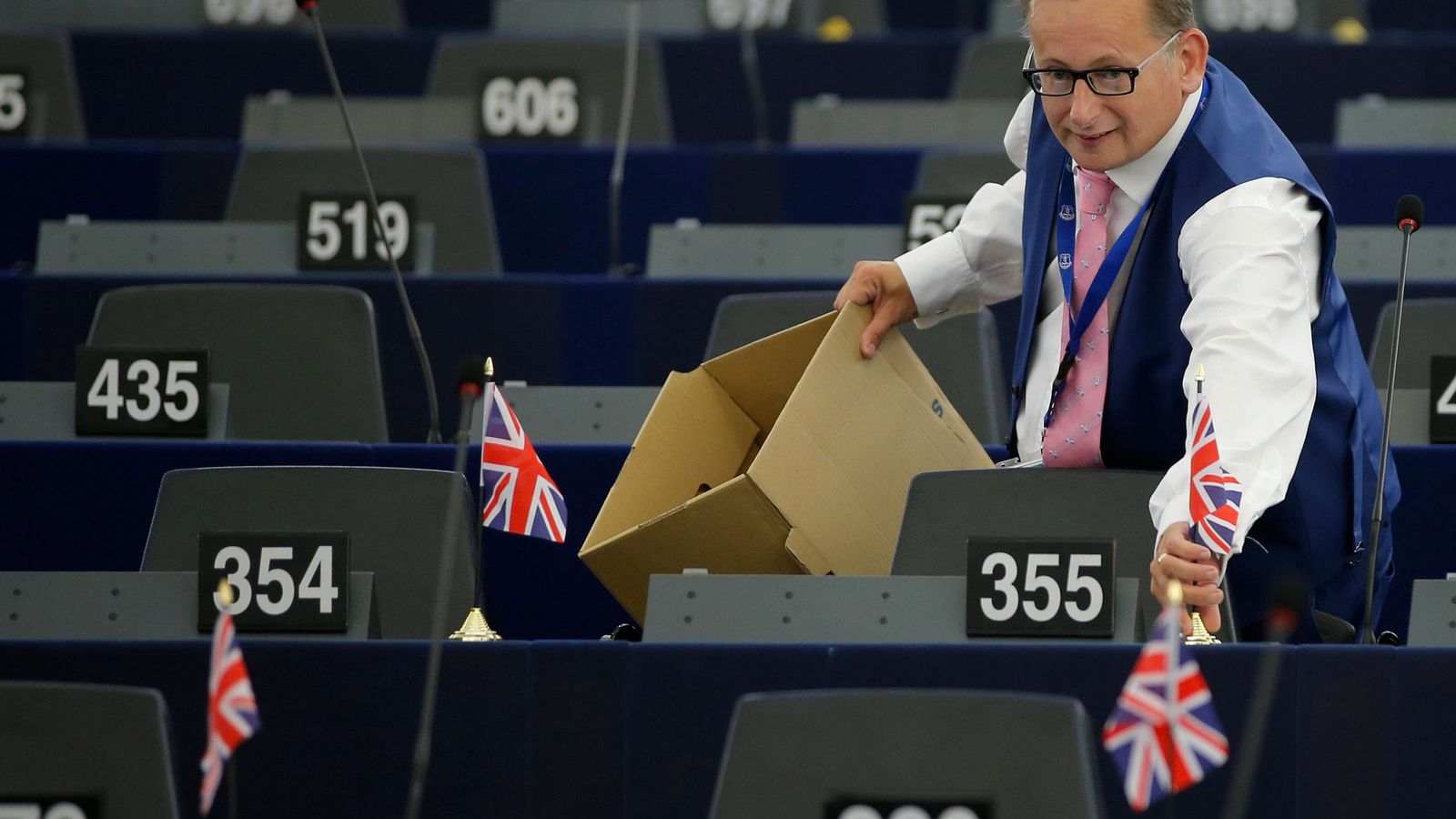 Foto: El eurodiputado del UKIP Raymond Finch. (Reuters)
