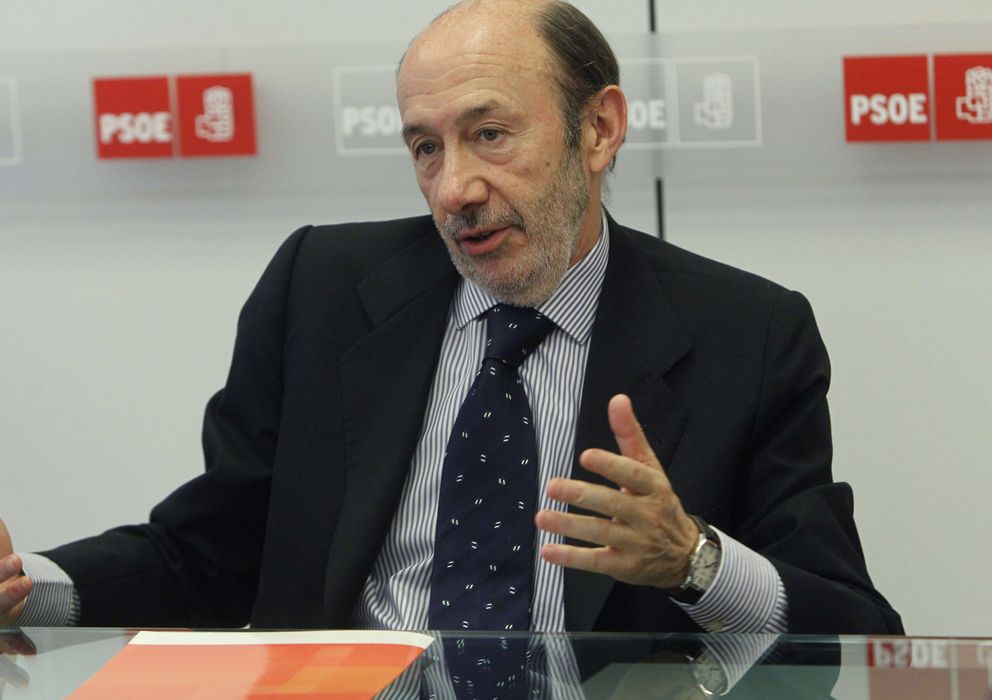 Foto: El secretario general del PSOE, Alfredo Pérez Rubalcaba (Efe).