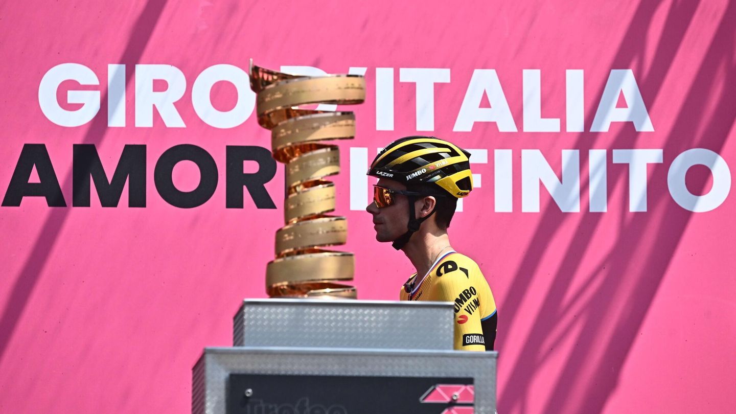 Roglic sueña con la victoria en el Giro. (EFE/Biel Aliño)