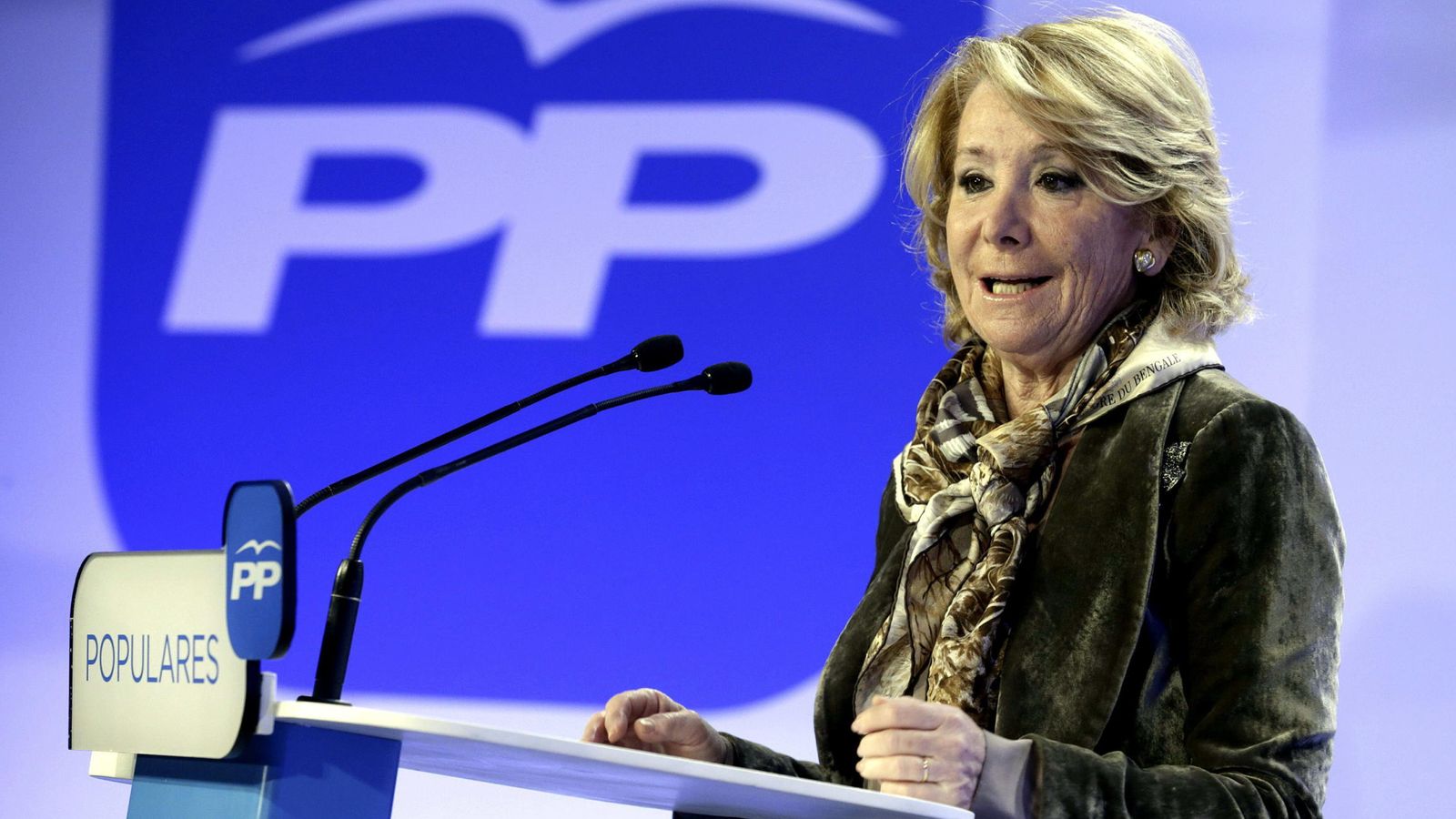 Foto: La candidata del Partido Popular a la Alcaldía de Madrid, Esperanza Aguirre. (EFE)