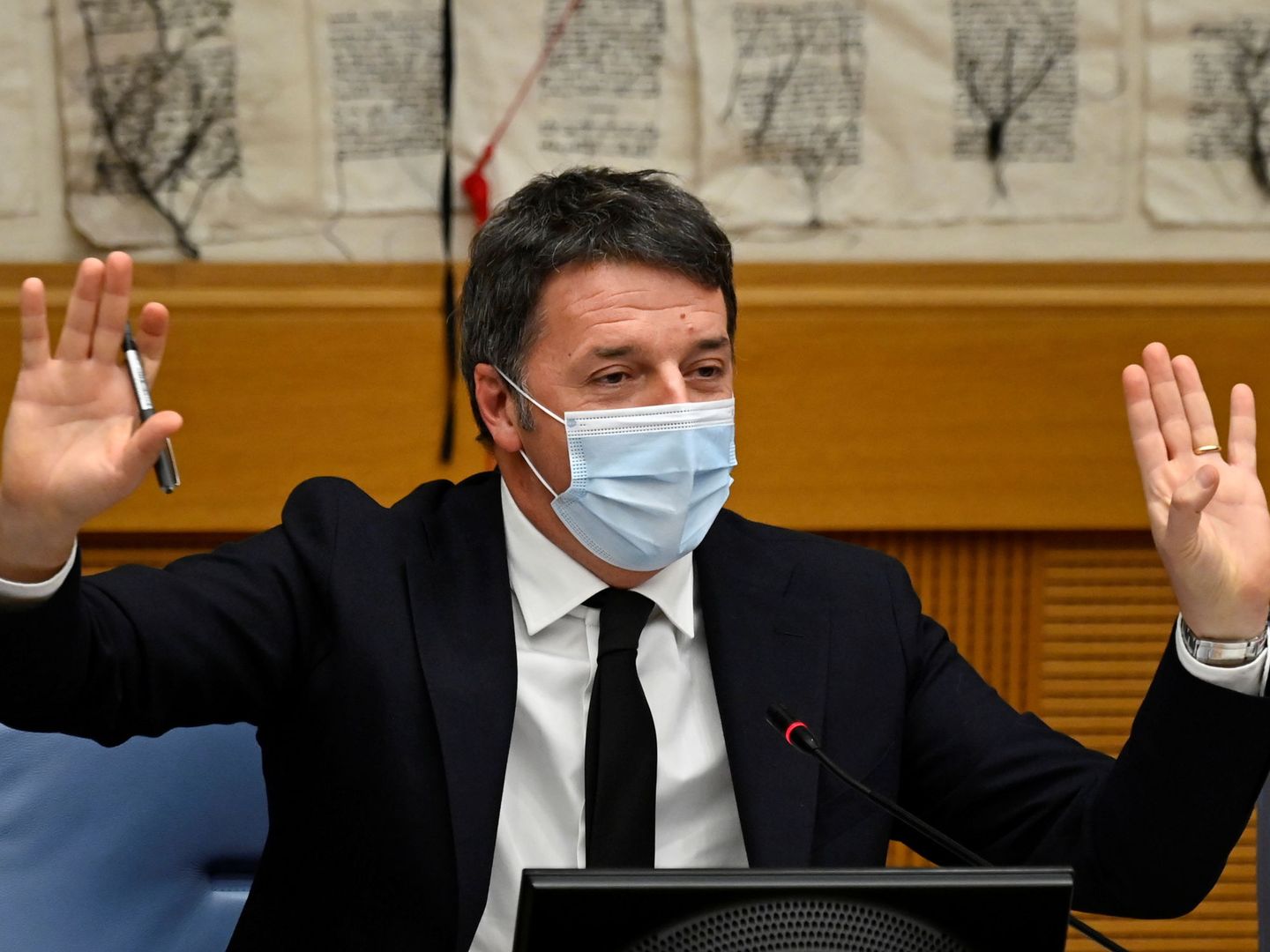 Renzi, antiguo primer ministro y líder de Italia Viva. (Reuters)