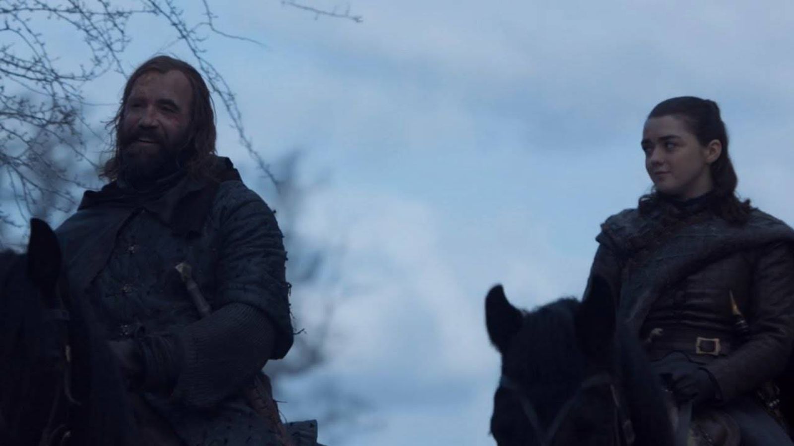 Foto: Arya Stark y el Perro en 'Juego de Tronos'. (HBO)
