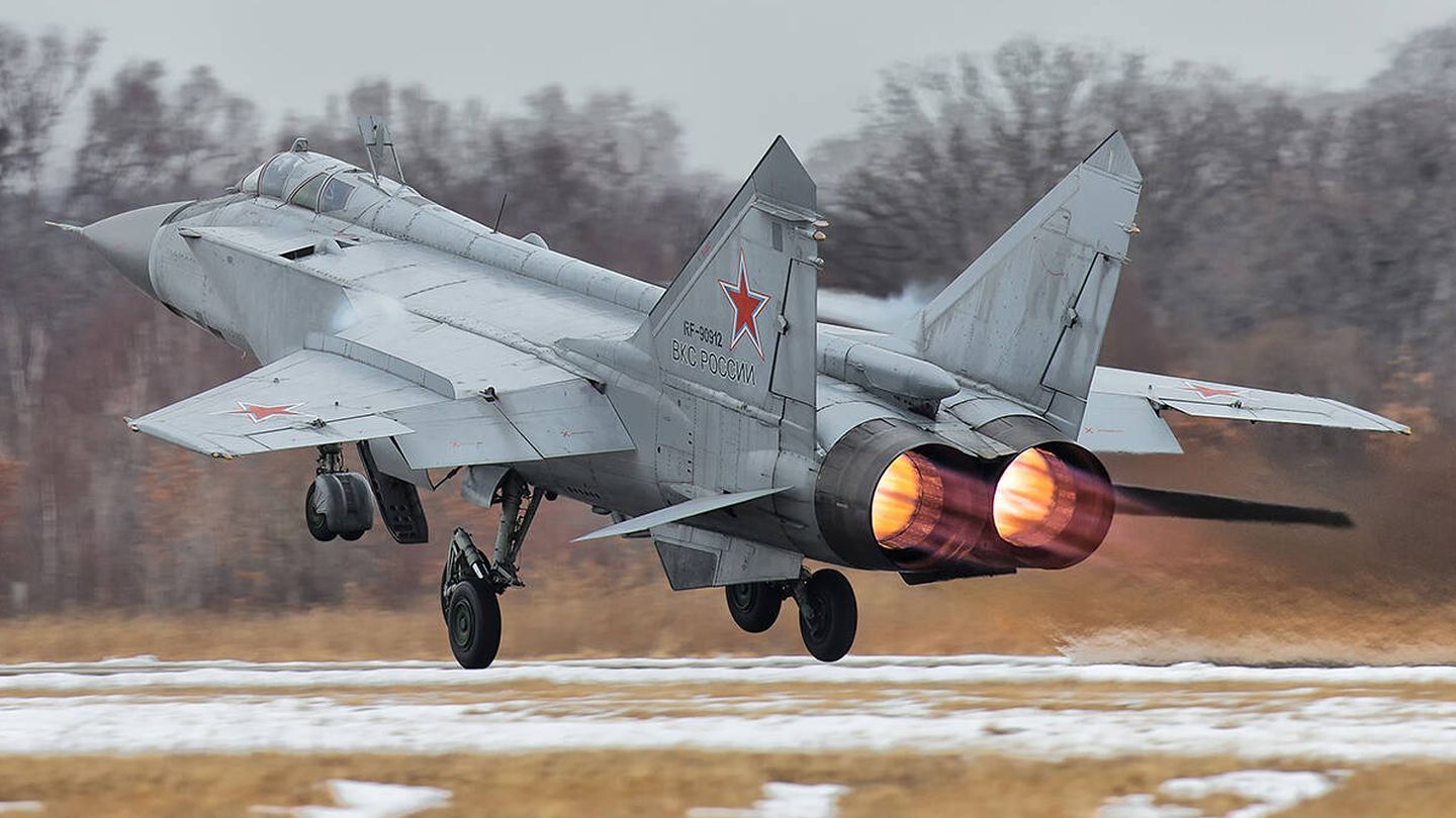 El caza Mikoyan Gurevich MiG-31BM. (Andrei Shmatko)