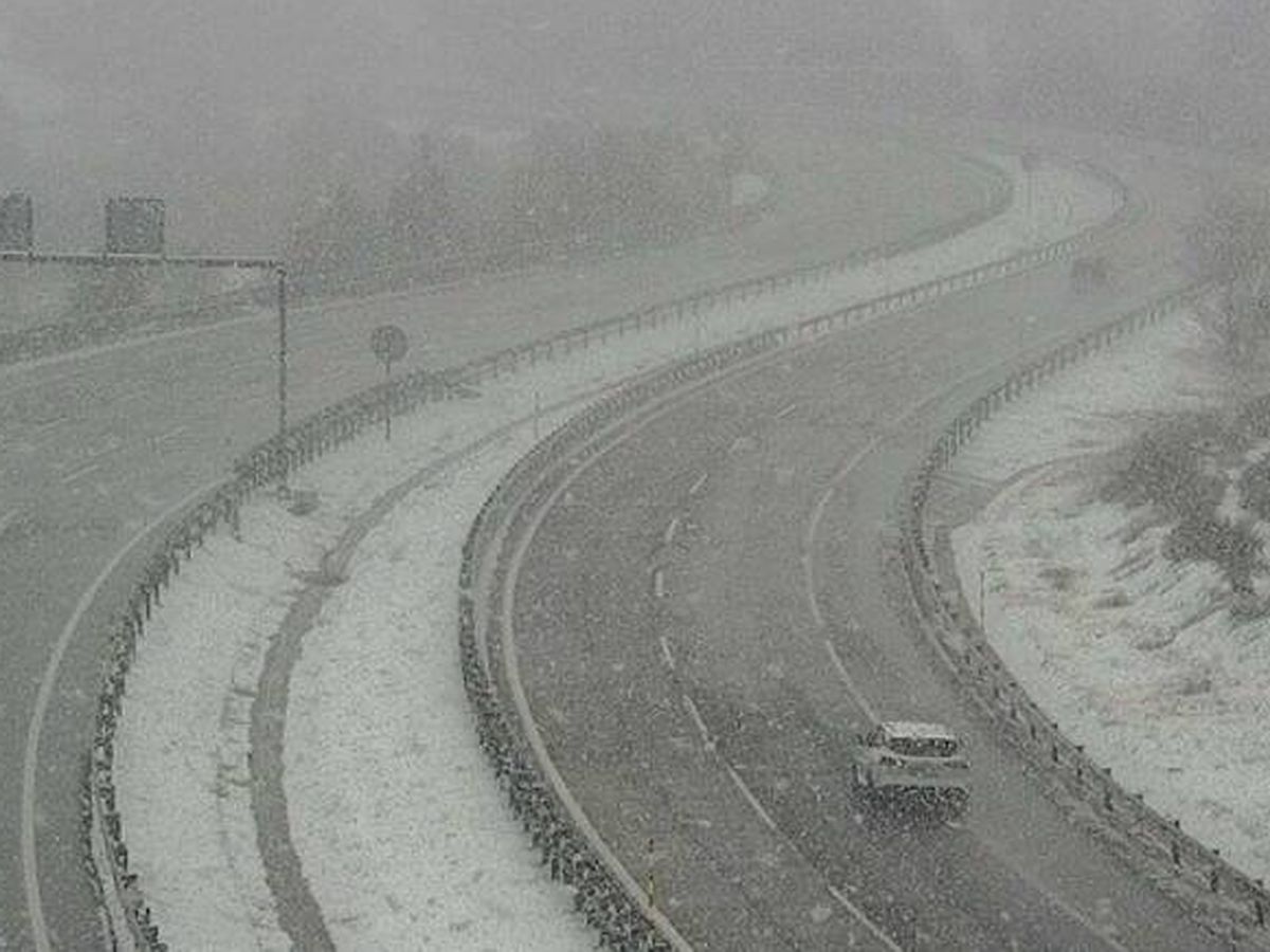Foto: Estas son las carreteras cortadas por el temporal de nieve en España (DGT)