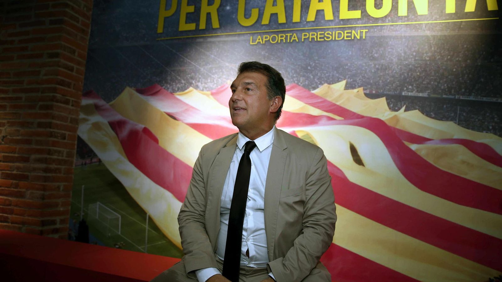 Foto: Joan Laporta, candidato a la presidencia del FC Barcelona  