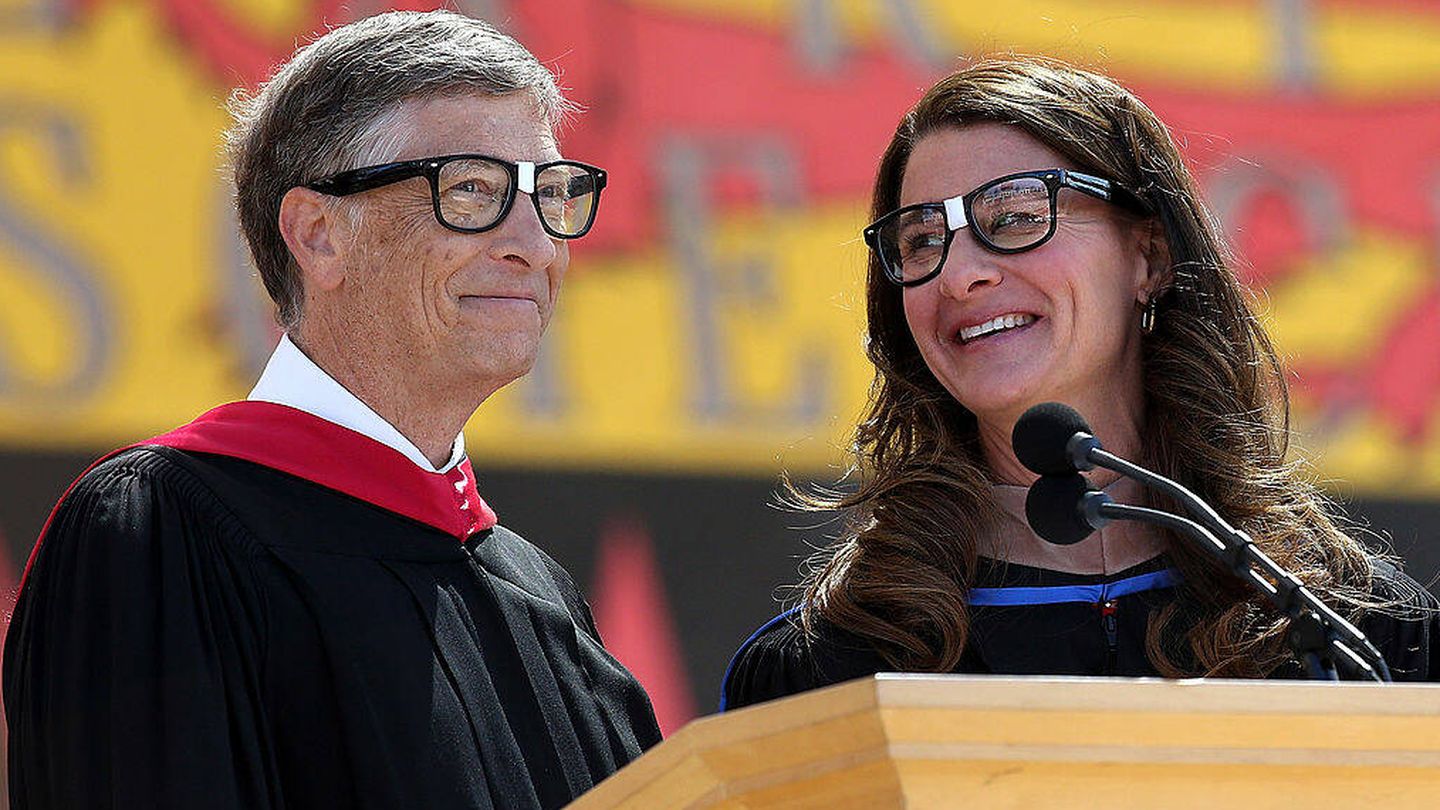 Bill y Melinda Gates. (Getty) 
