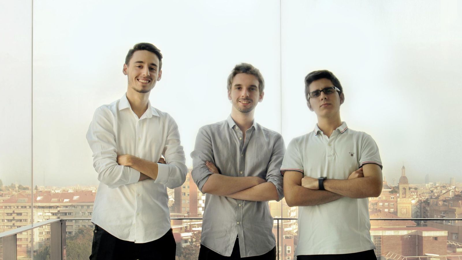 Foto: Rafael Rebollo, Pablo Vidarte y Javier Rodríguez, creadores de Bioo
