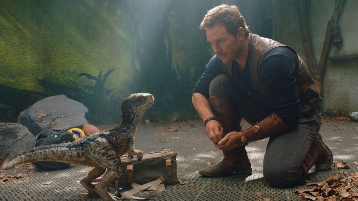 Chris Pratt en un momento de 'Jurassic World: el reino caído'. (Universal)