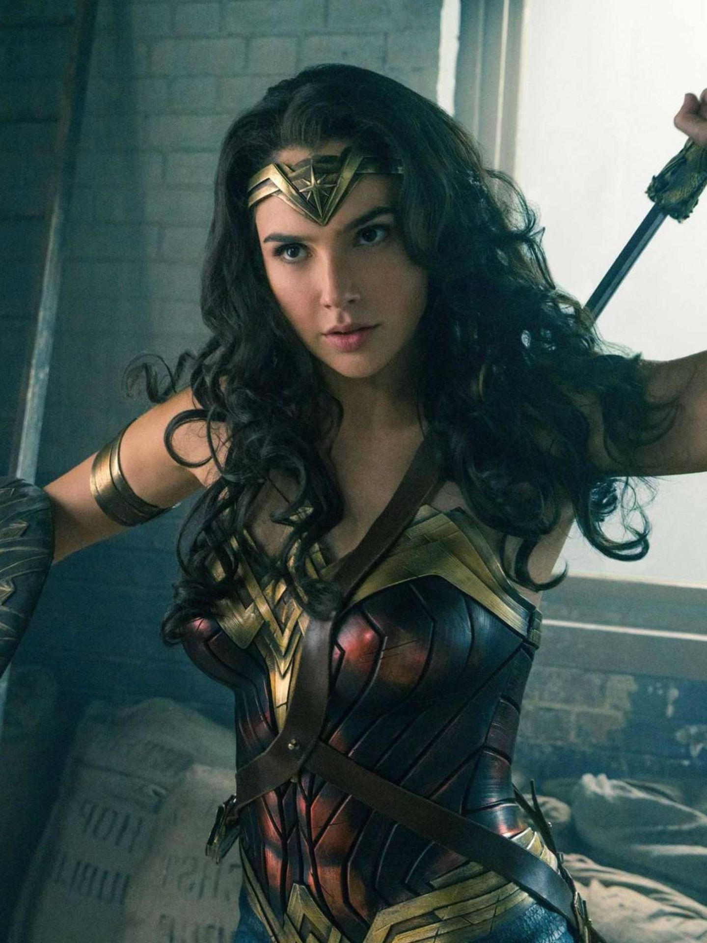 Gal Gadot, en un fotograma de Wonder Woman.