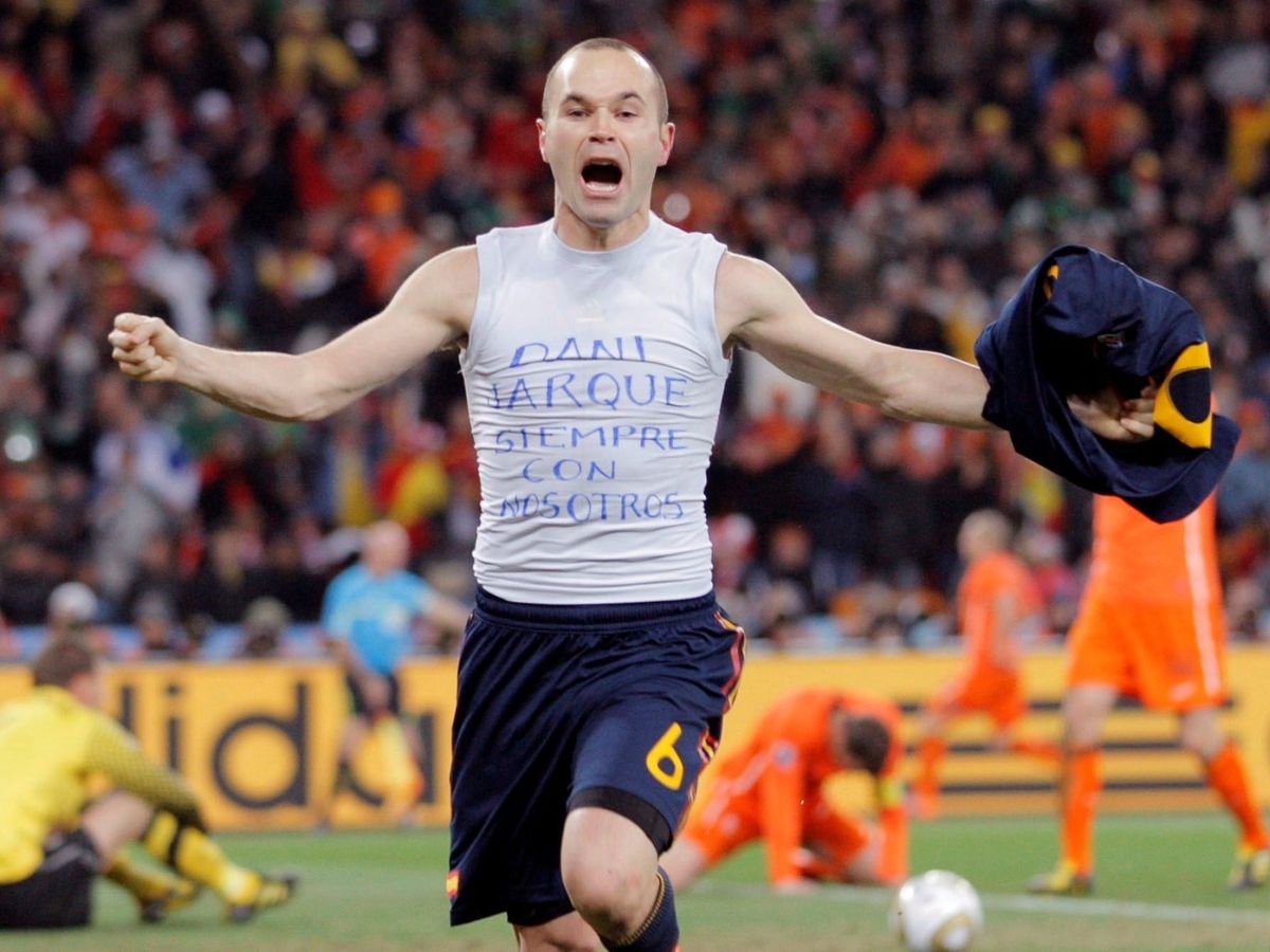 Foto: Gol de Iniesta en la final del Mundial 2010. (EFE)