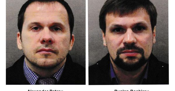 Foto: Alexander Petrov y Ruslan Boshirov, los dos rusos identificados por Scotland Yard.